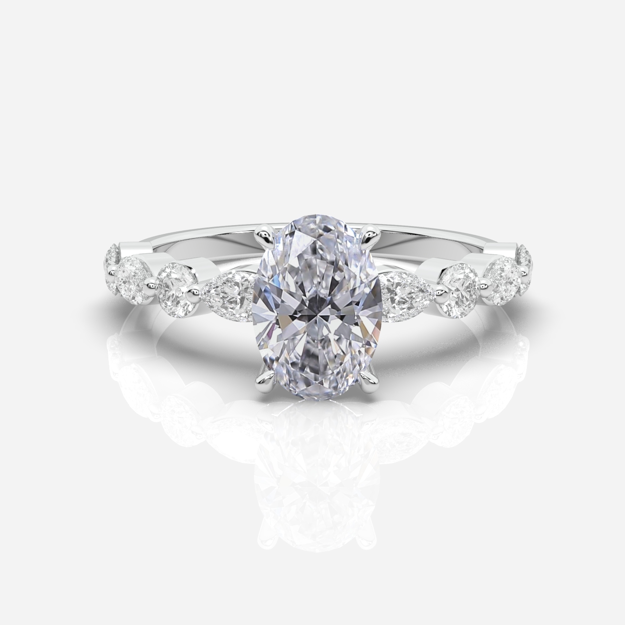 Layla Diamond Band Oval